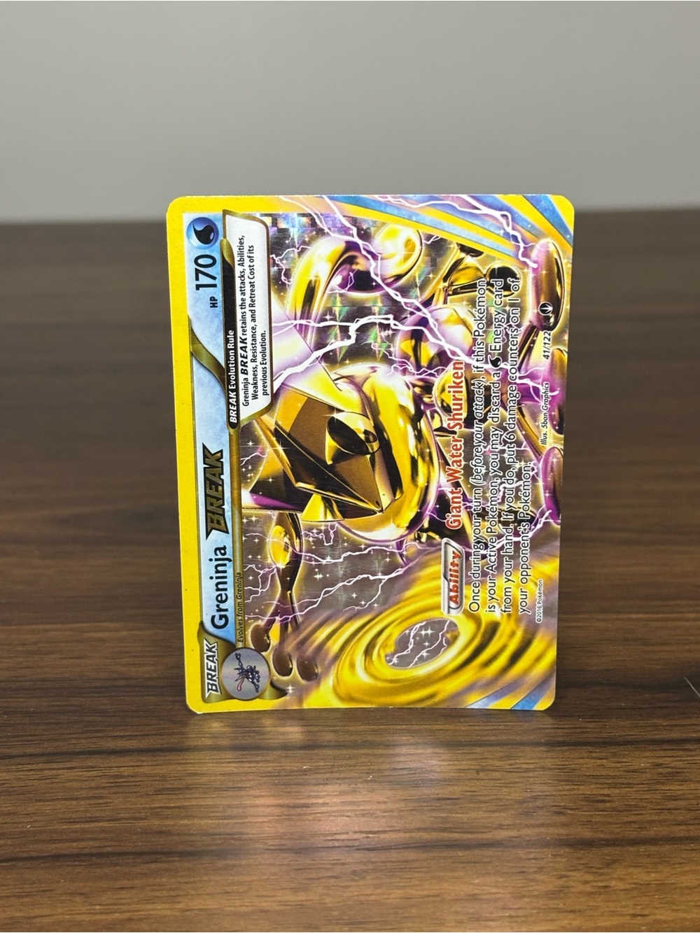 Greninja Pokemon TCG Breakpoint Break Holo 41/122